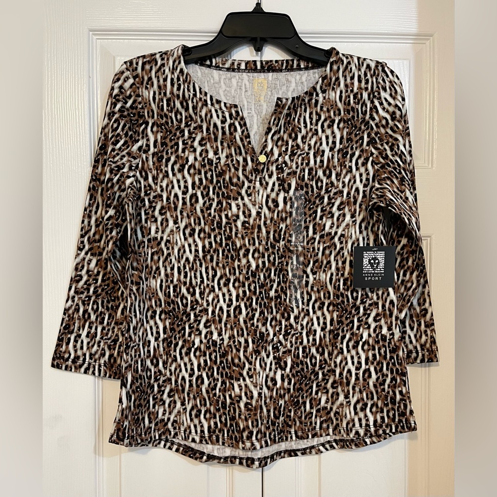 Anne Klein 3/4 Sleeve Top #161